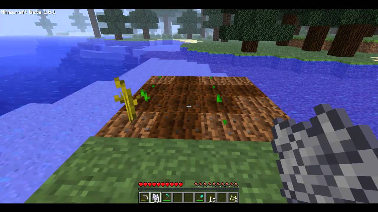 Minecraft Tutorial: How To Grow Melons/Pumpkins - Youtube